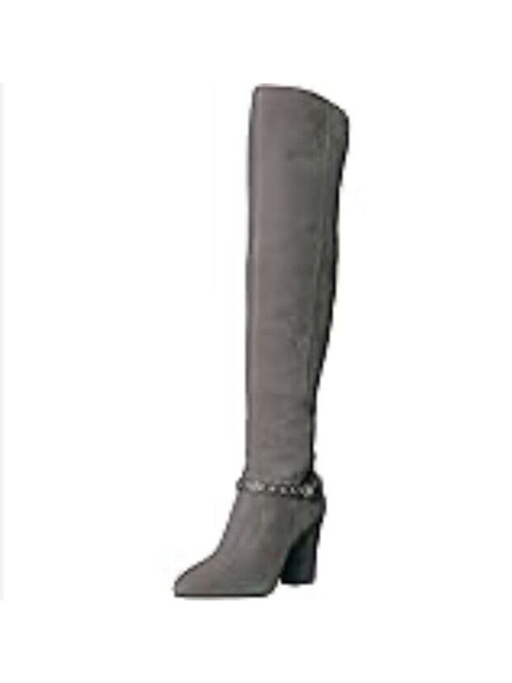 Nine West “Sandor” Gray Over The Knee Boots Size 5 1/2